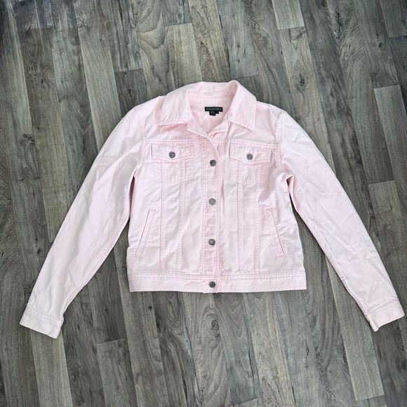 Ralph Lauren pastel pink coquette denim jacket - Picture 2 of 7